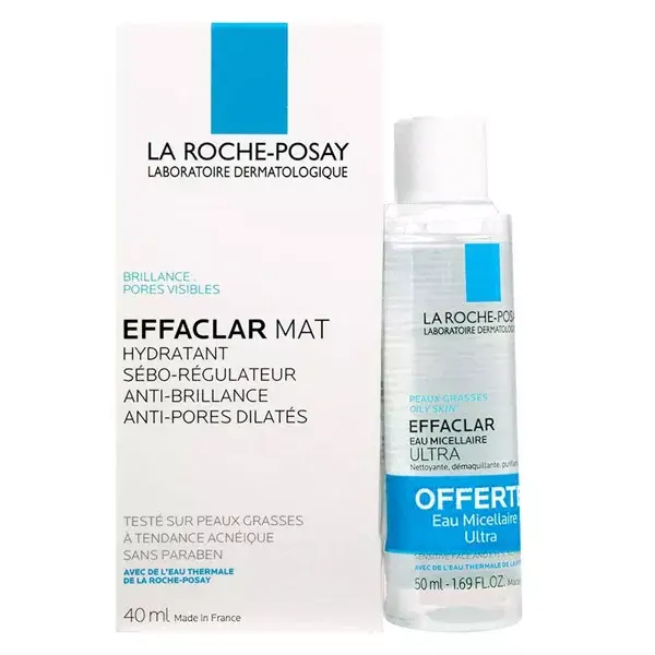 La Roche Posay Effaclar Mat 40 ml + Acqua Micellare 50 ml Gratis