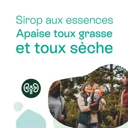 Naturactive Sirop aux Essences Toux sèche et grasse  dès 1 an 120ml