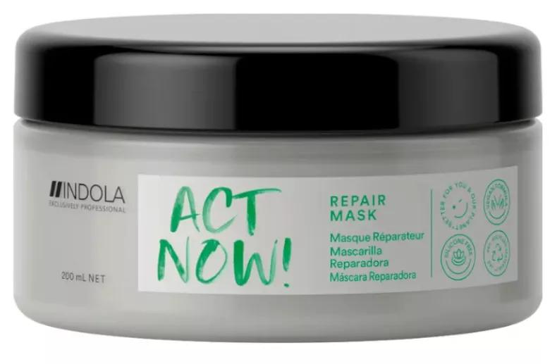 Indola Act Now Maschera Riparatrice Vegana 200 ml