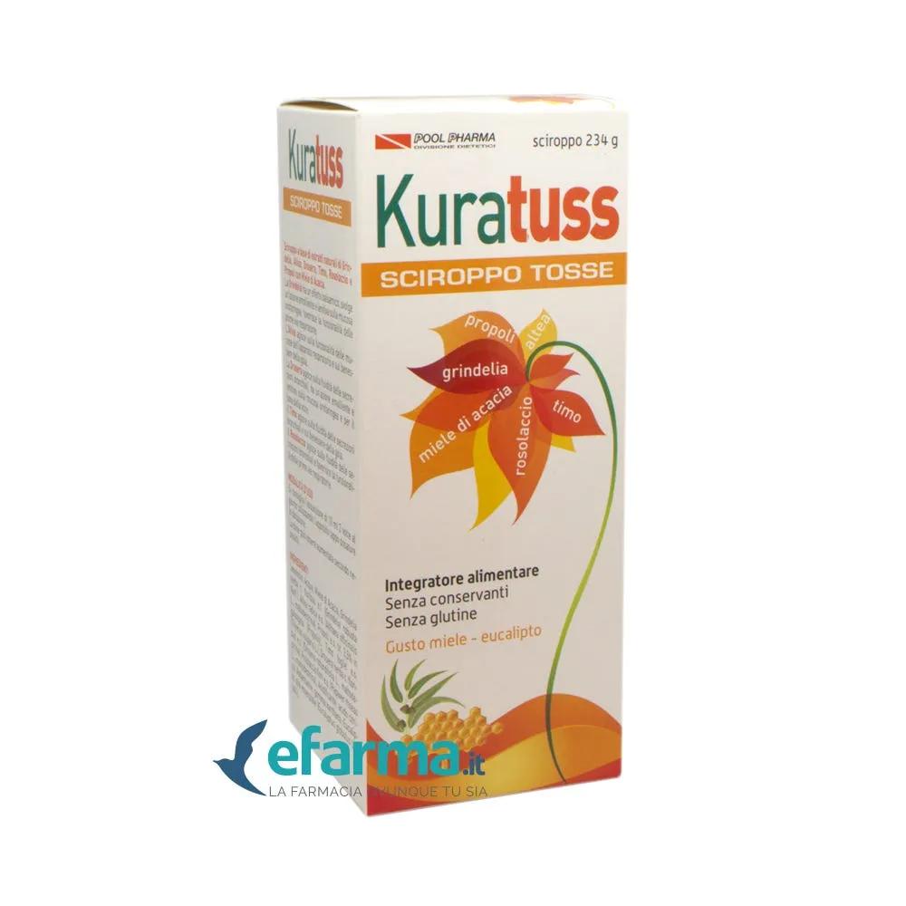 Kuratuss Natural Sciroppo Tosse Adulti Integratore Tosse Secca E Grassa 234 g