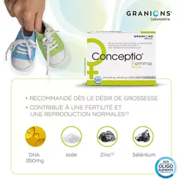 Granions Conceptio Femme 30 gélules et 30 capsules