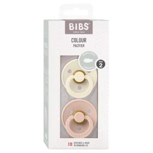 Bibs Chupetes Colour Simétrica Ivory/Blush 6-18m 2 uds