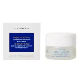 Korres Yahourt Grec Crème Hydratante aux Probiotiques Peaux Normales à Mixtes 40ml