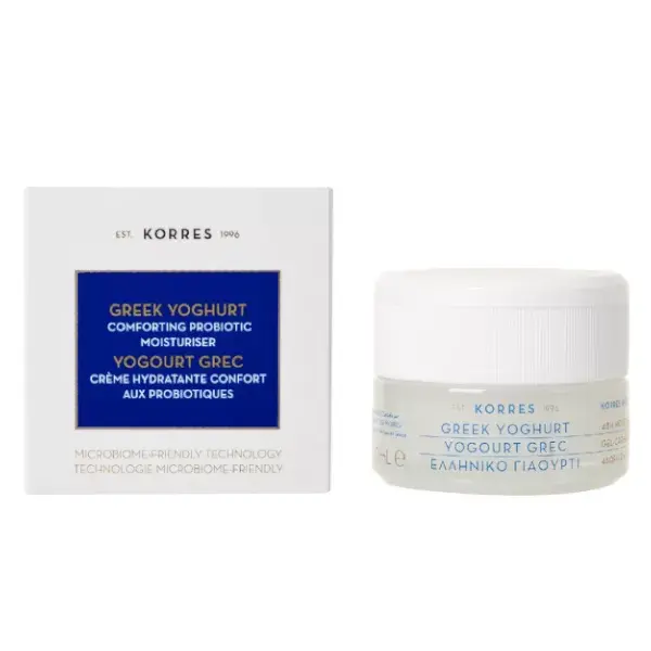 Korres Greek Yoghurt Moisturising Cream with Probiotics Normal to Combination Skin 40ml