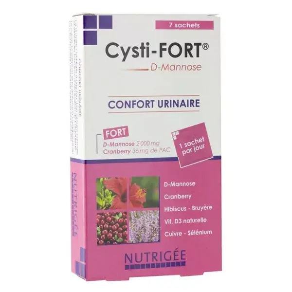 Nutrigée Cysti-Fort D-Mannose 7 sobres