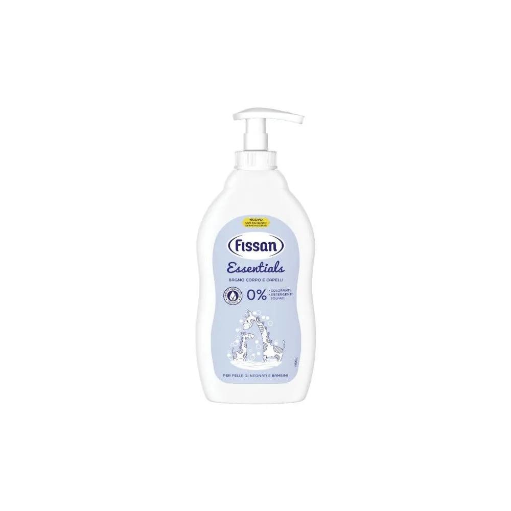 Fissan Essentials Bagno Corpo e Capelli Detergente Neonati e Bambini 400 ml