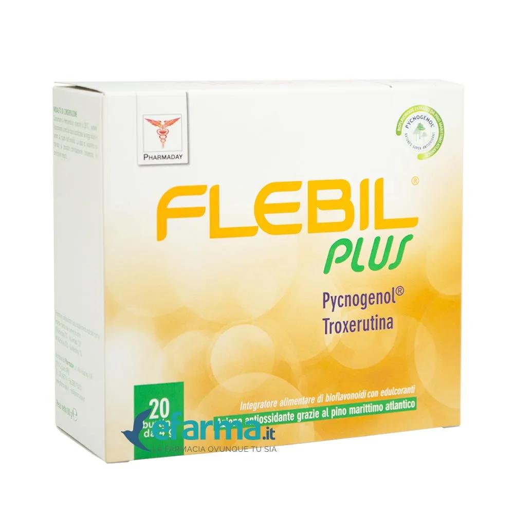 Flebil Plus Integratore Benessere Gambe Pesanti 20 Bustine