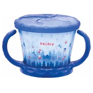 Snack Holder with Soft Flap Nuby + 12m Blue