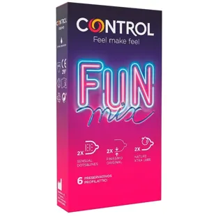 Sensual Control Preservativos Fun Mix 6 unidades