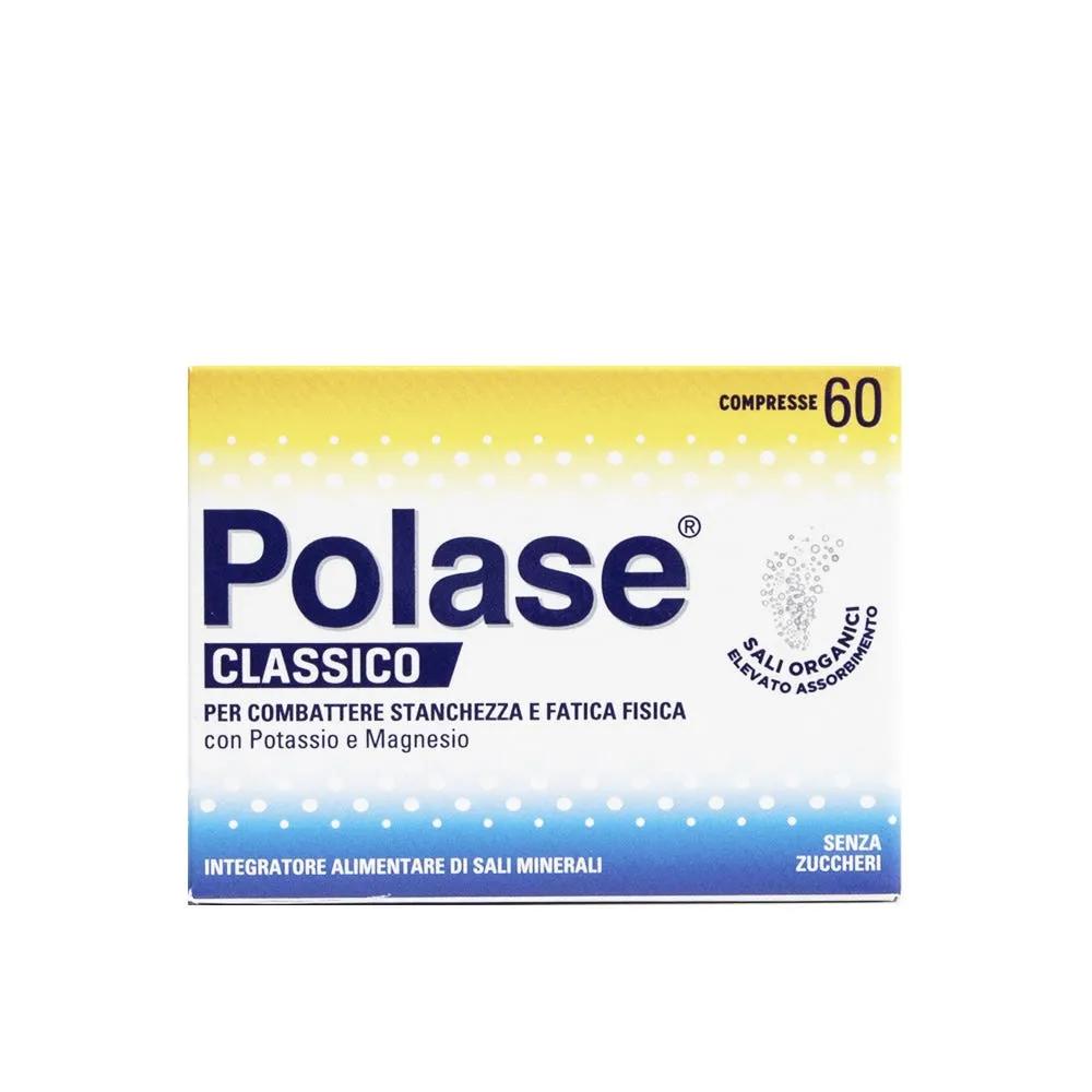 Polase Classico Senza Zucchero Integratore Stanchezza e Fatica Fisica con Magnesio e Potassio 60 Compresse