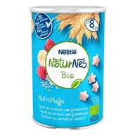 Naturnes Nutripuffs Snack de Cereales con Frambuesa BIO 5 Porciones