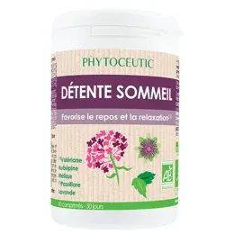 Phytoceutic Détente Sommeil Bio 60 comprimés