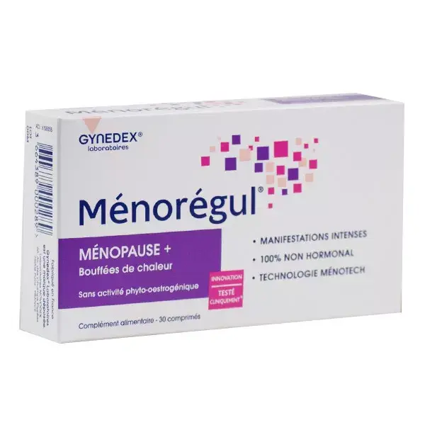 Ménorégul Ménopause+ 30 comprimés