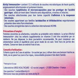 Alvityl ImmunoStim+ Probiotiques Défenses immunitaires dès 3 ans 30 sachets