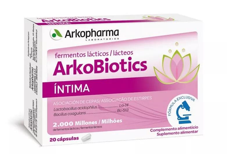 Arkopharma Arkobiotics Biotics Íntima 20 Cápsulas
