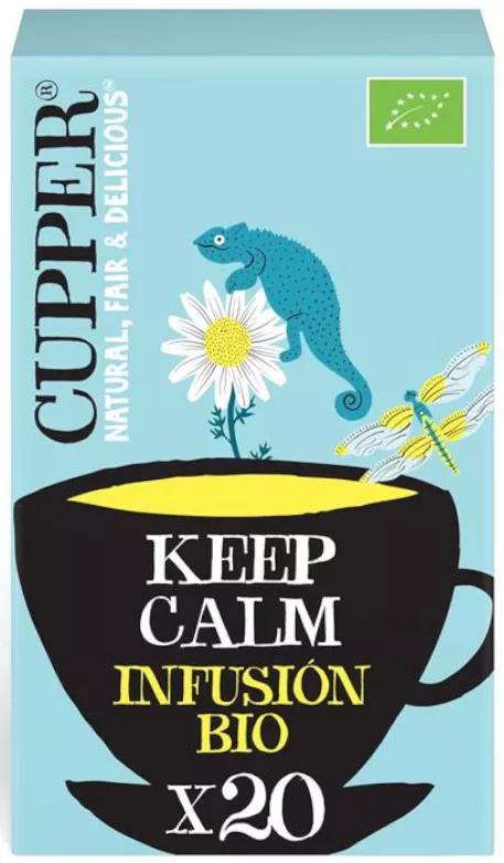 Cupper Infusão Keep Calm BIO 20 Saquetas