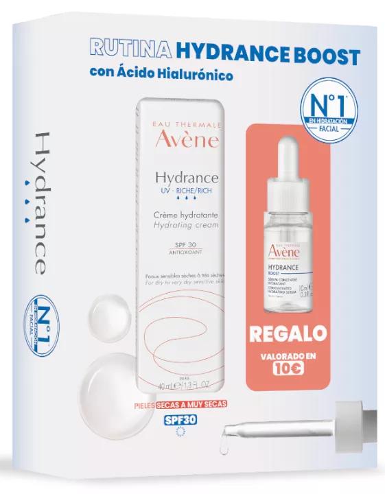 Avène Hydrance Rich UV Cream 40 ml + Boost Serum 10 ml