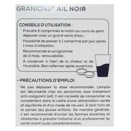 Granions Ail Noir 60 comprimés