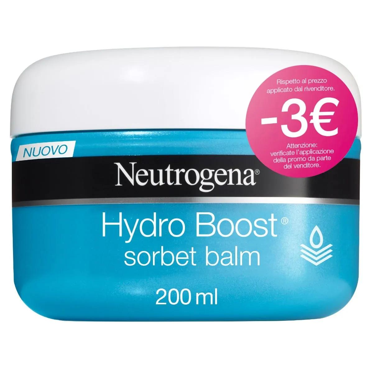 Neutrogena Hydro Boost Sorbet Balsamo Corpo Rinfrescante Acido Ialuronico 200 ml