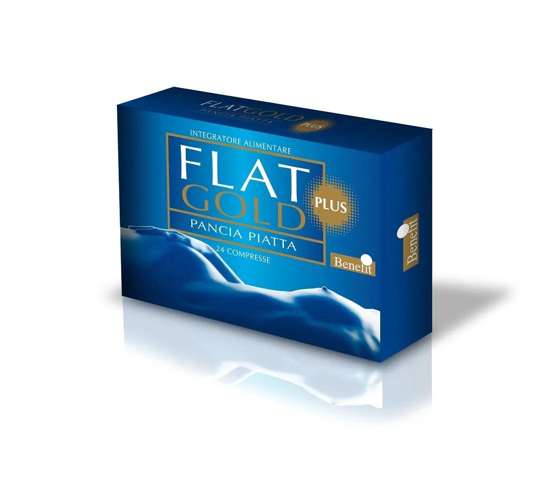 Flat Gold Plus Integratore Pancia Piatta 24 Compresse