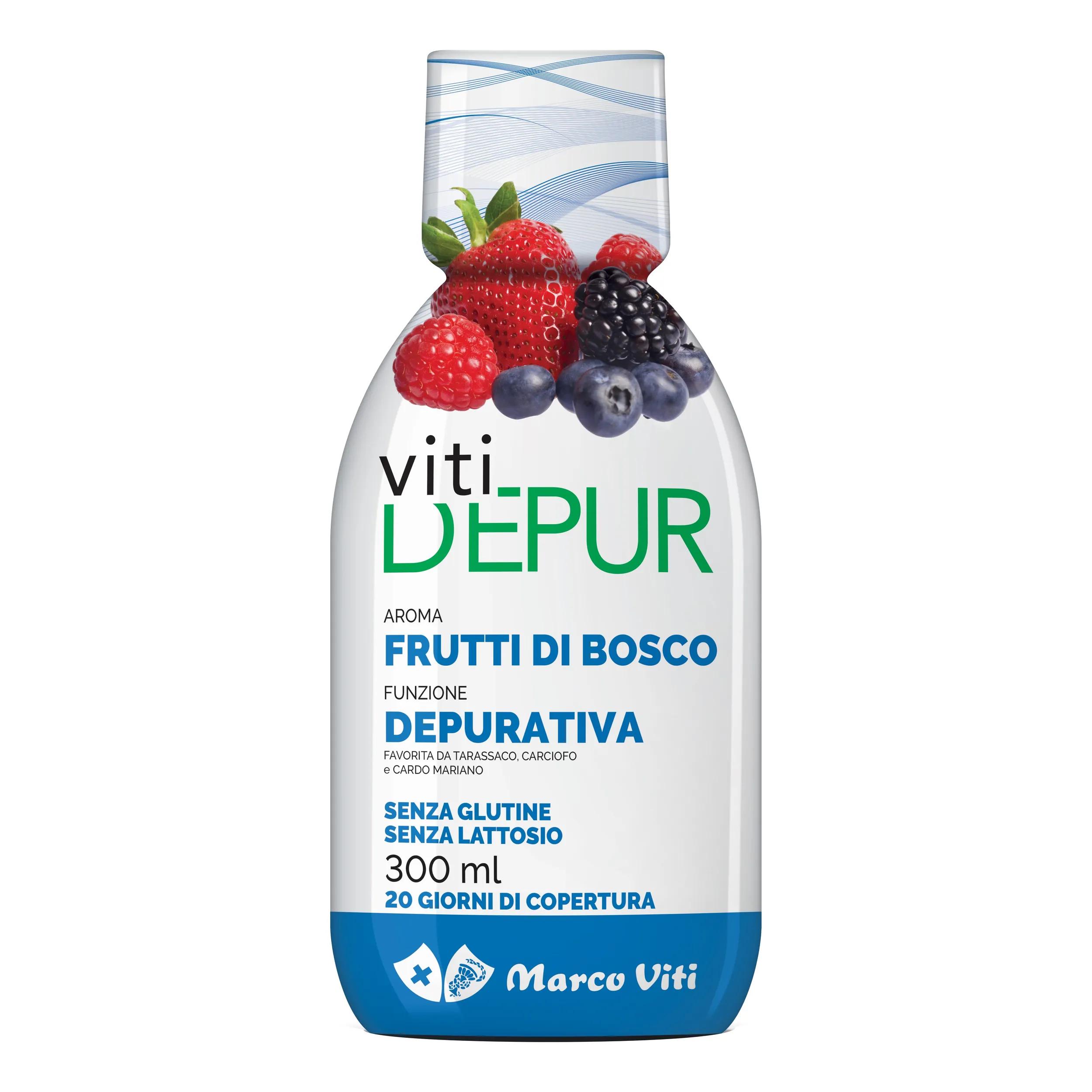 Vitidepur Frutti di Bosco Integratore Depurativo 300 ml