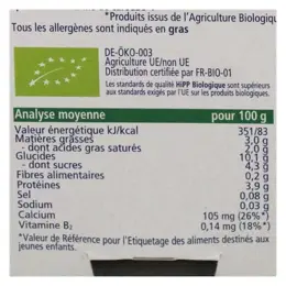 Hipp Bio Délices de Lait Semoule au Lait Entier +6m 4 x 100g