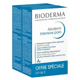 Bioderma Atoderm Intensive Savon Apaisant Surgras Peaux Très Sèches Lot 2