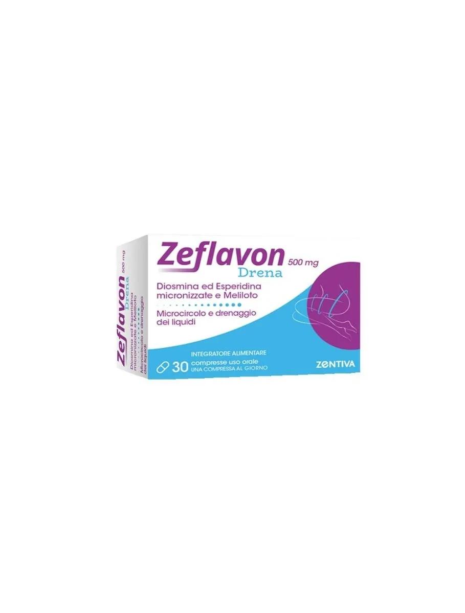 Zentiva Zeflavon Drena Integratori Per Il Drenaggio dei Liquidi 500mg 30 Compresse