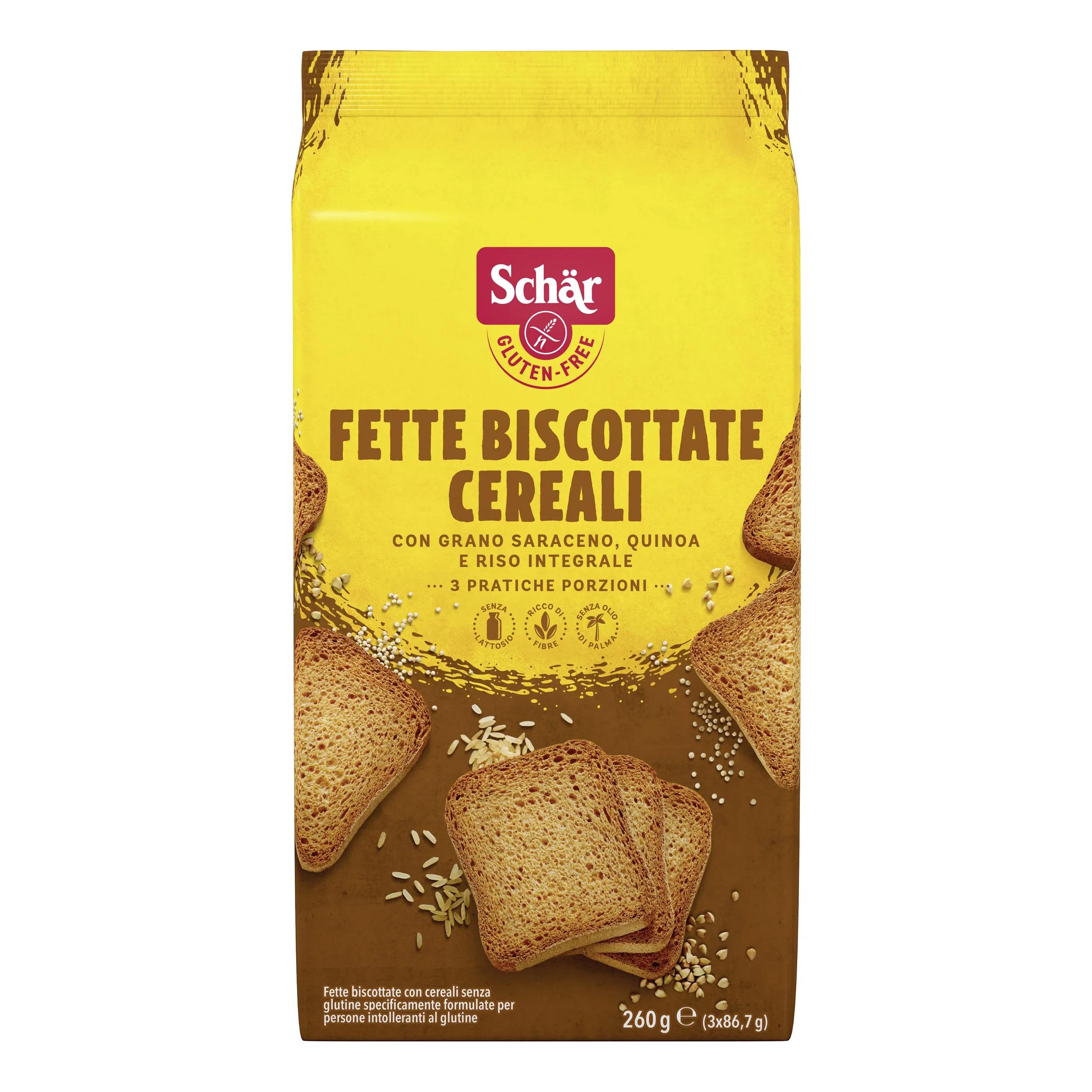 Schar Fette Biscottate Con Cereali Senza Glutine 260 g