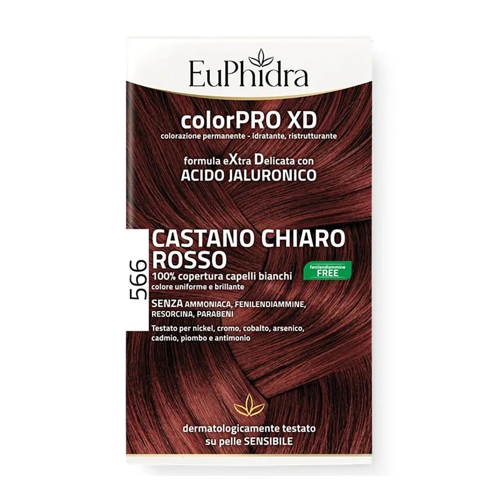 Euphidra ColorPRO XD 566 Castano Chiaro Rosso Tintura Extra Delicata