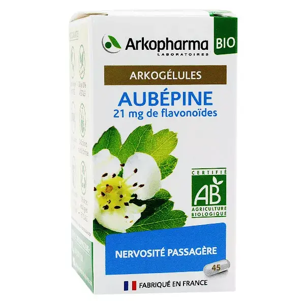 Arkopharma Arkogélules Aubépine Bio 45 capsules