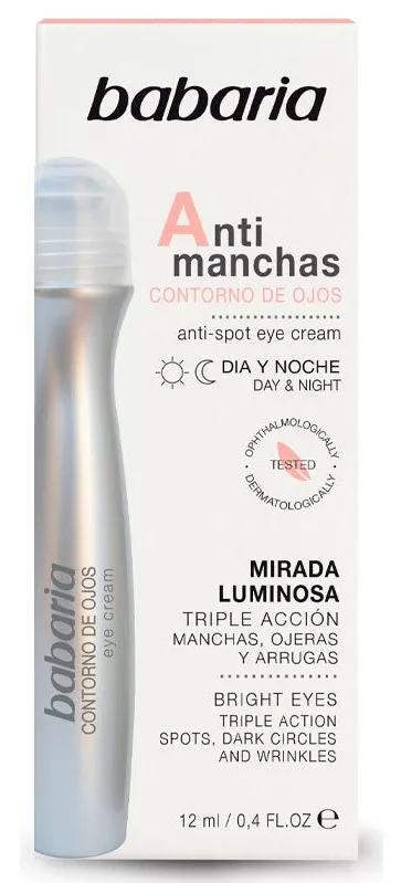 Babaria Contorno De Ojos Antiarrugas – Anti-Falten Augencreme Mit Aloe Vera, 15 Ml, Vegan