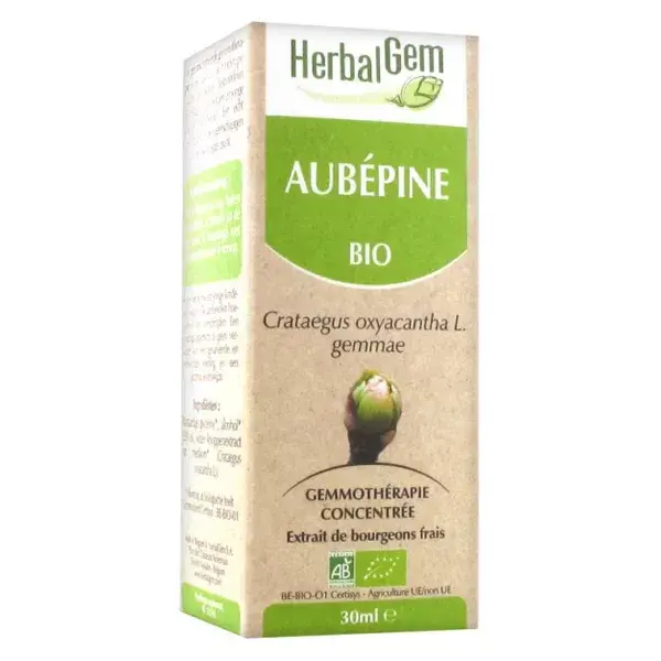 Herbalgem Macérat Concentré Aubépine Bio 30ml
