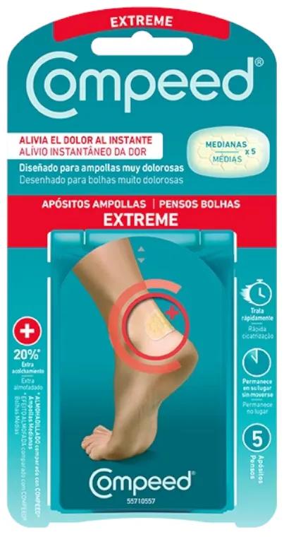 Compeed Extreme Ampoules 5 Pansements Moyens