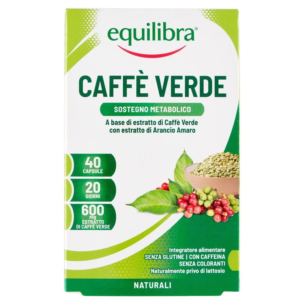 Equilibra Caffè Verde Integratore Peso Corporeo 40 Capsule