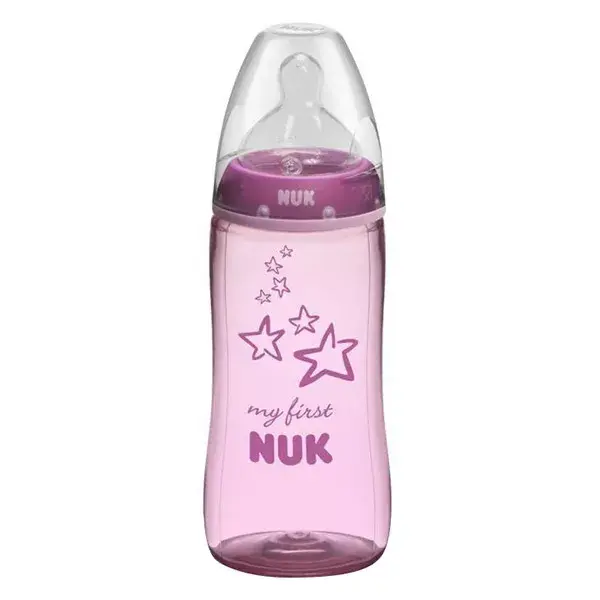 NUK First Choice de polipropileno rosa 0 - 6 m 300ml la botella