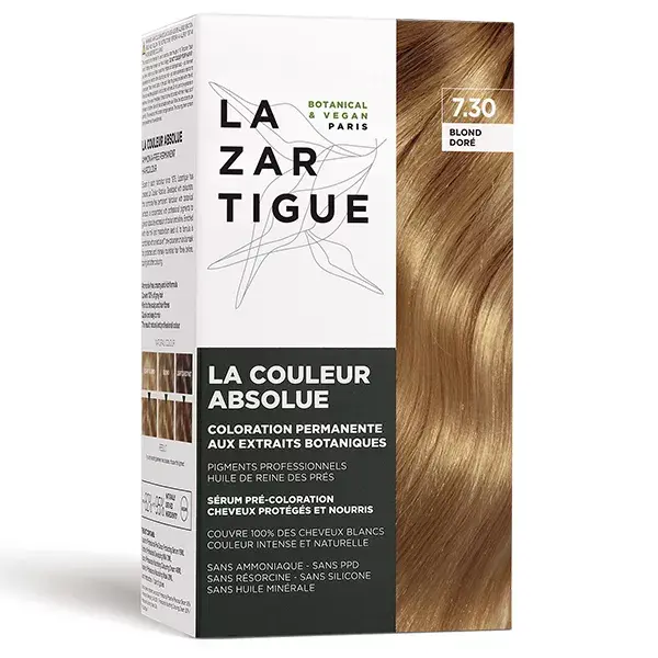 Lazartigue Couleur Absolue Coloration Blond Doré 7.30