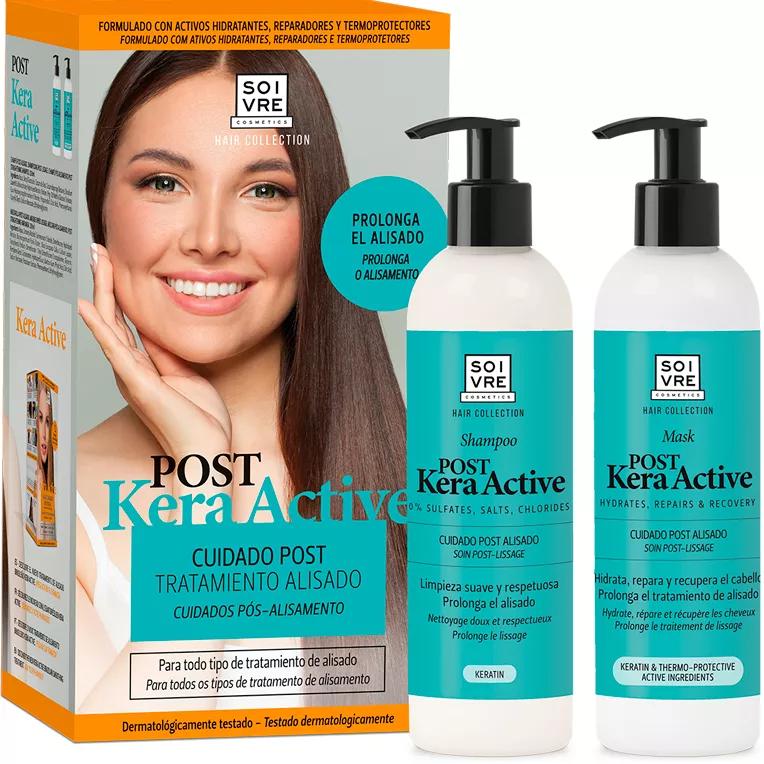 Soivre Kit Post Alisado Brasileño Proactiva Kera Active