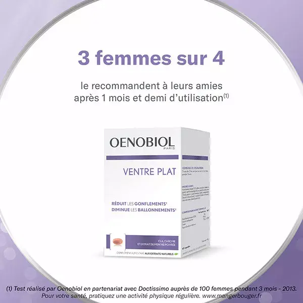 Oenobiol Ventre Plat 60 capsules