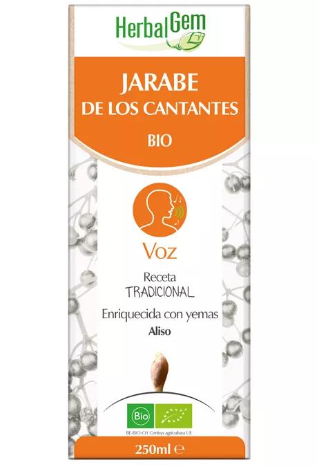 Herbal Gem Jarabe de los Cantantes Bio 250 ml