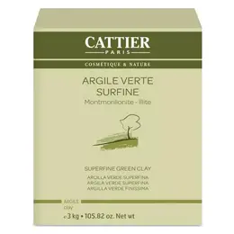 Cattier Argile Verte Surfine 3kg