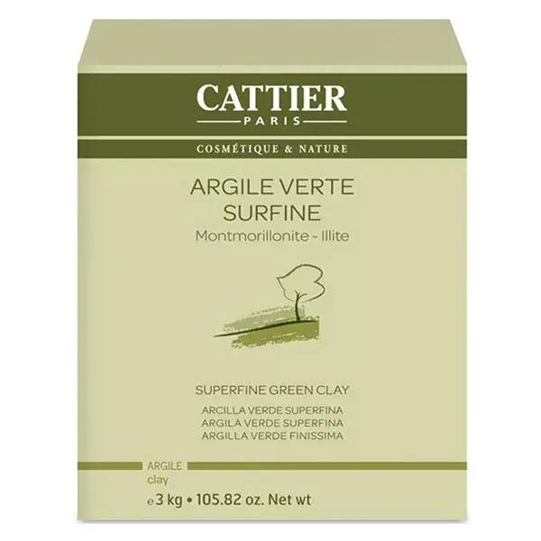 Cattier Arcilla Verde Superfina 3 kg