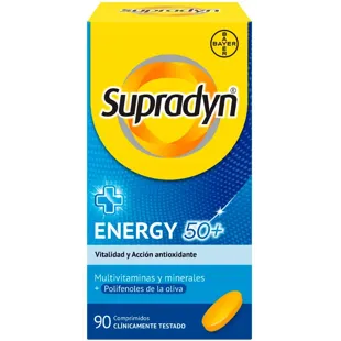 Supradyn Energy 50+ Antioxydant 90 Comprimés