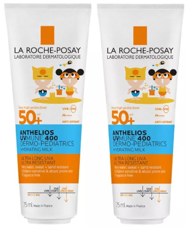 La Roche Posay Anthelios UV-MUNE 400 Dermopediatrics Melk SPF50+ 2x250 ml