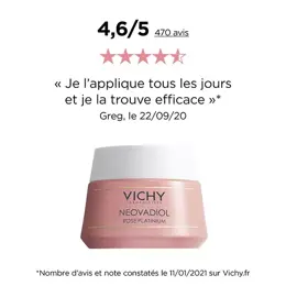 Vichy Neovadiol Coffret Protocole Force & Éclat Rose Platinium