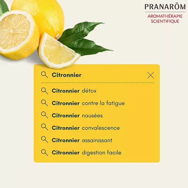 Pranarom Huile Essentielle Citronnier Bio 30ml