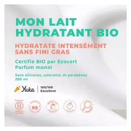 Energie Fruit Corps Peaux Sèches Lait Hydratant Huiles de Monoï & Macadamia Bio 200ml