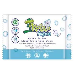 Kandoo Aquas Wipes 60 units