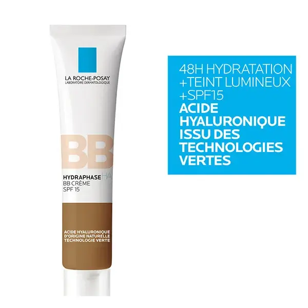 La Roche Posay Hydraphase HA BB Crema SPF15 Tinta Scura 30ml