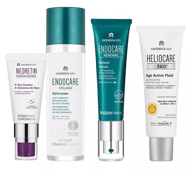 Anti-Aging-Routine Normale, fettige oder Mischhaut mit Anti-Augenringen-Kontur